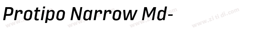 Protipo Narrow Md字体转换 Protipo Narrow Md字体转换